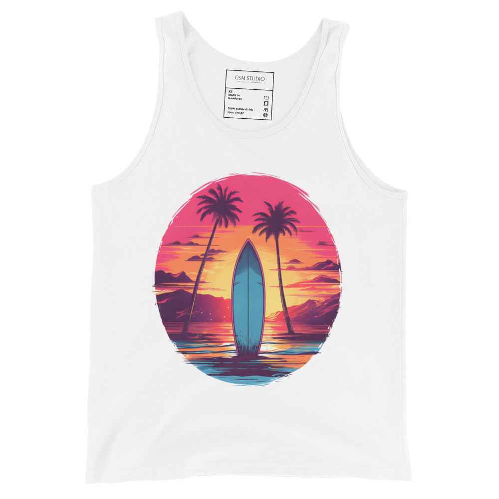 Unisex Tank Top X Surfboard